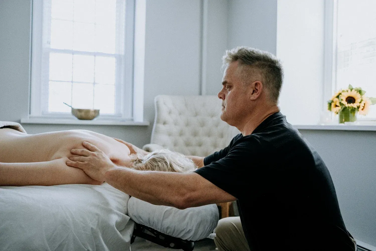 Mark in session | Dharma Massage