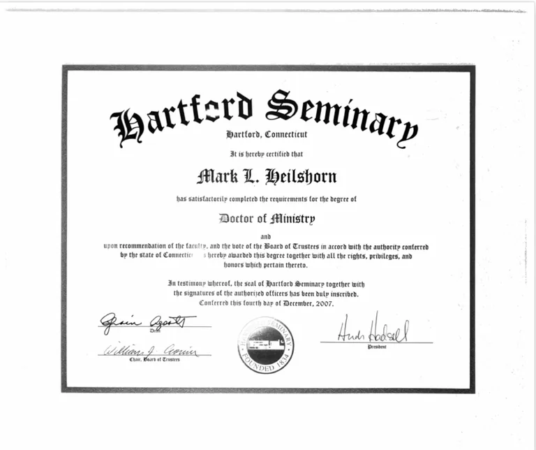 Mark Heilshorn Certification, Massage Therapist Westport CT